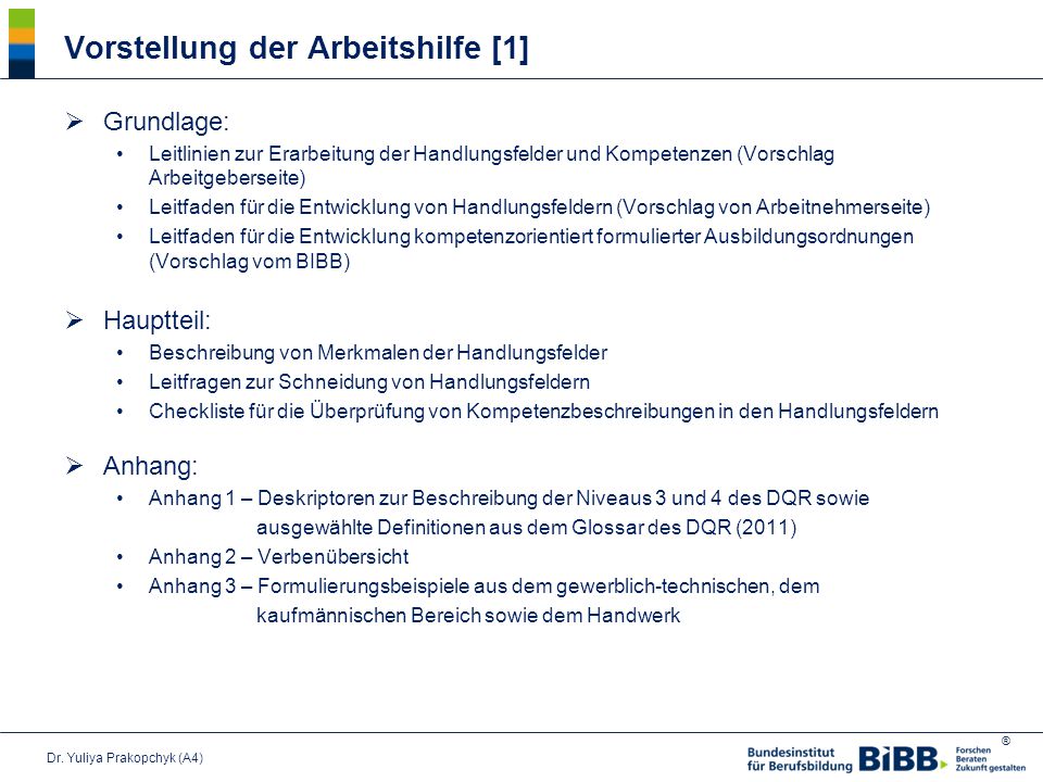 Vorstellung der Arbeitshilfe [1]
