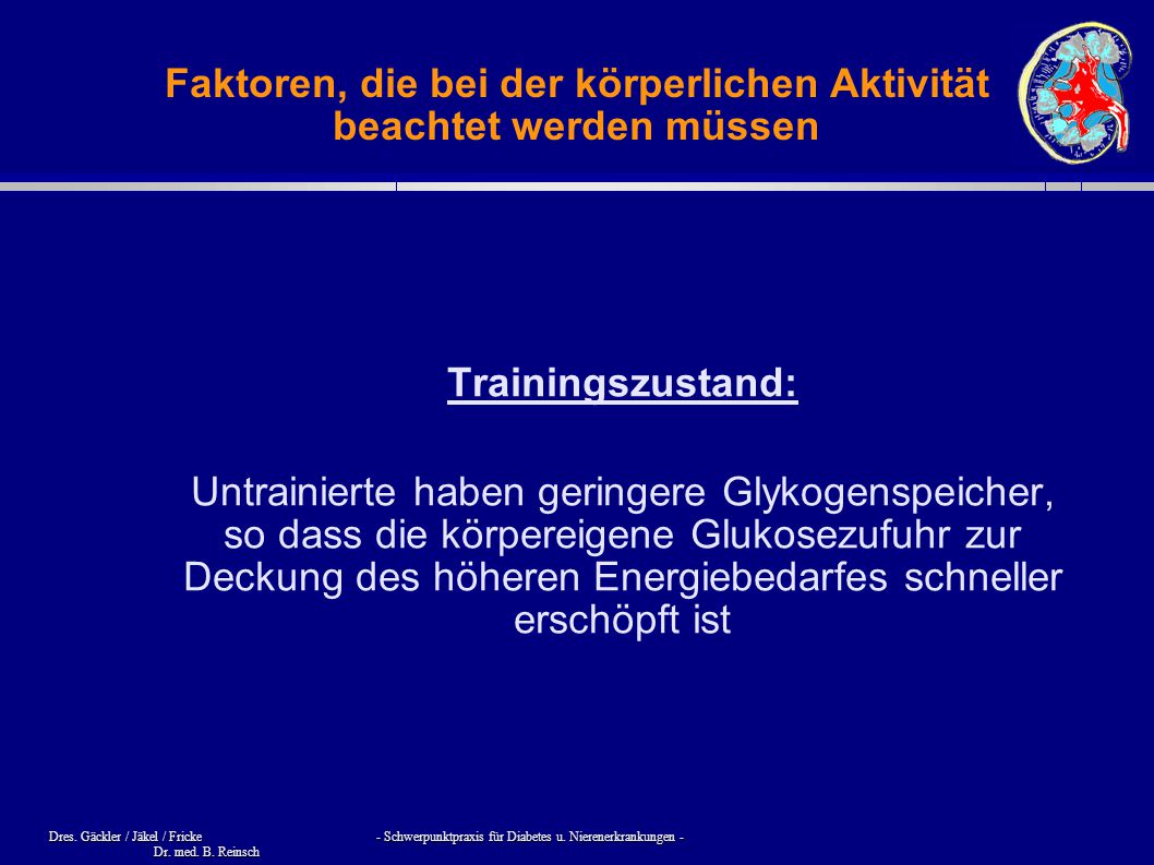 Faktoren, die bei der körperlichen Aktivität beachtet werden müssen