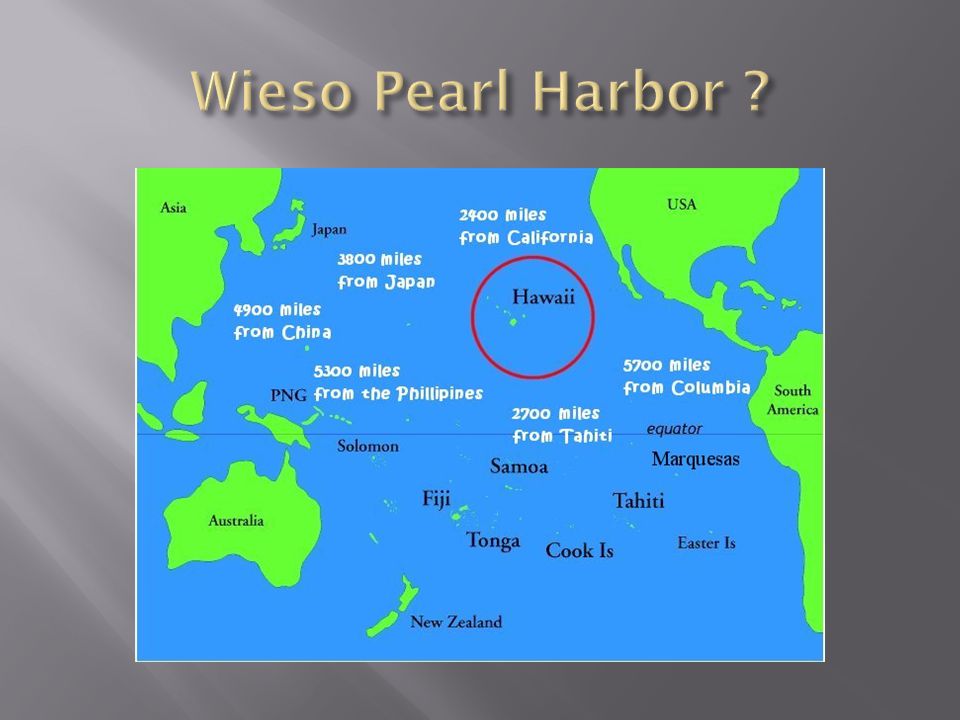 Wieso Pearl Harbor