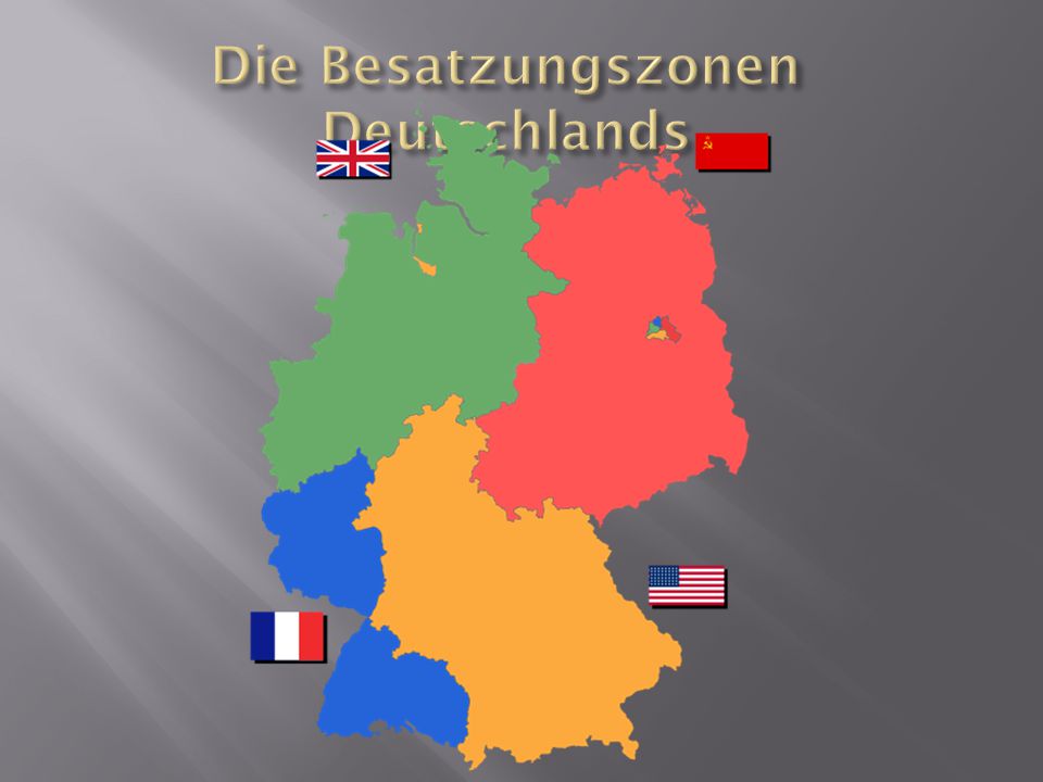Die Besatzungszonen Deutschlands