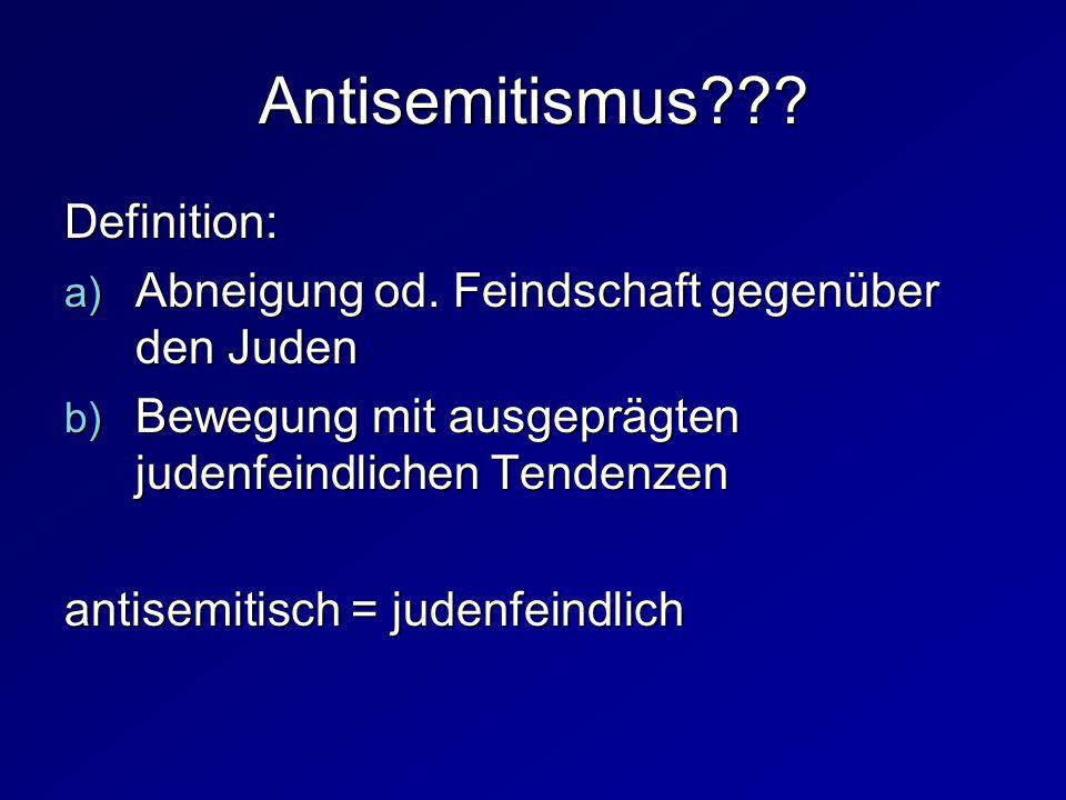 Antisemitismus Definition: