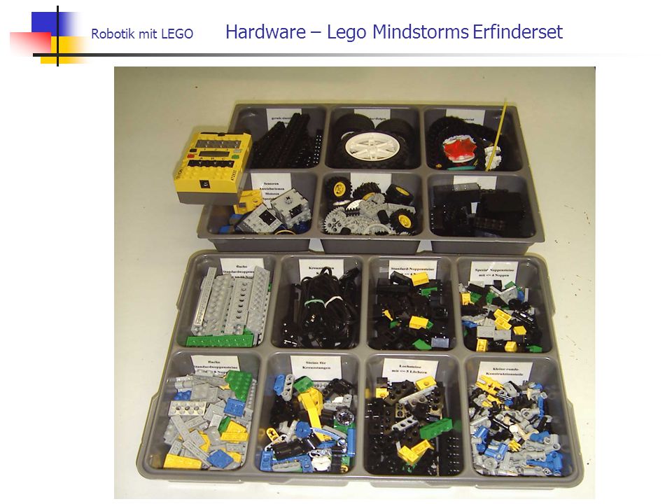 Robotik mit LEGO Hardware – Lego Mindstorms Erfinderset