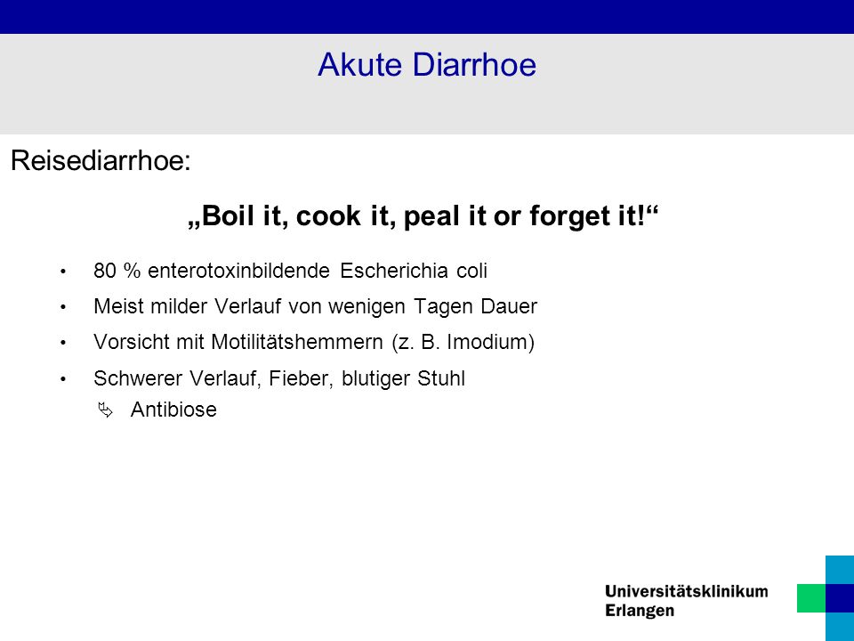 „Boil it, cook it, peal it or forget it!