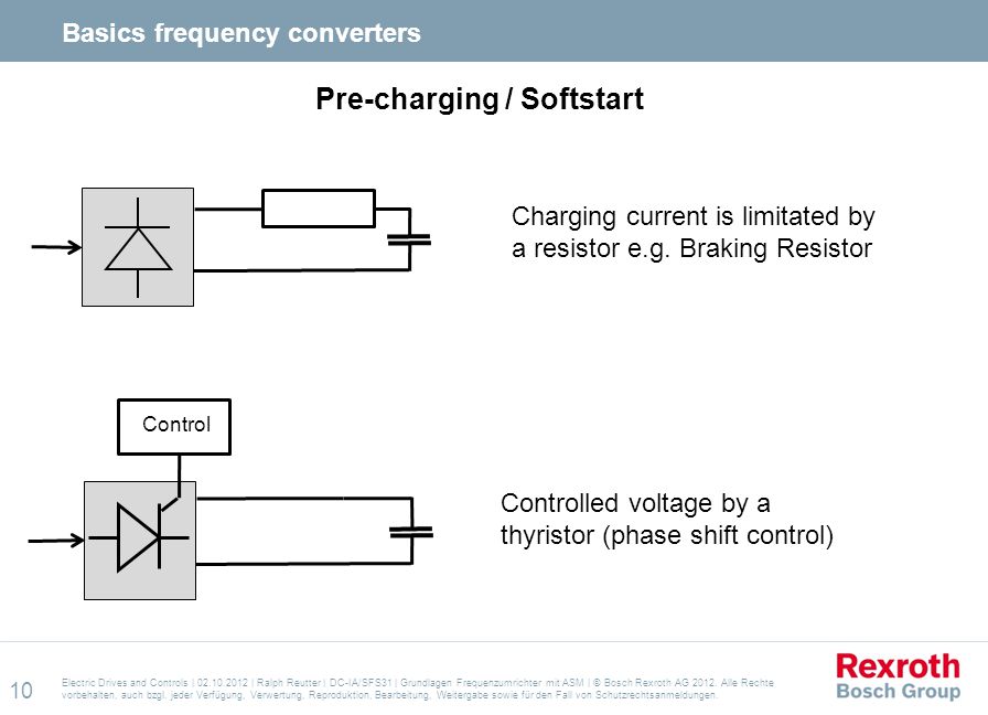 Pre-charging / Softstart
