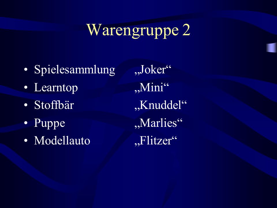 Warengruppe 2 Spielesammlung „Joker Learntop „Mini