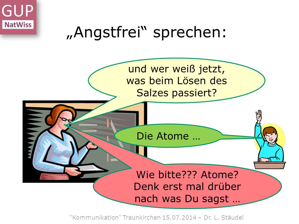 „Angstfrei sprechen: