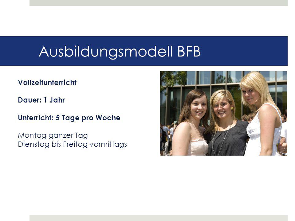 Ausbildungsmodell BFB