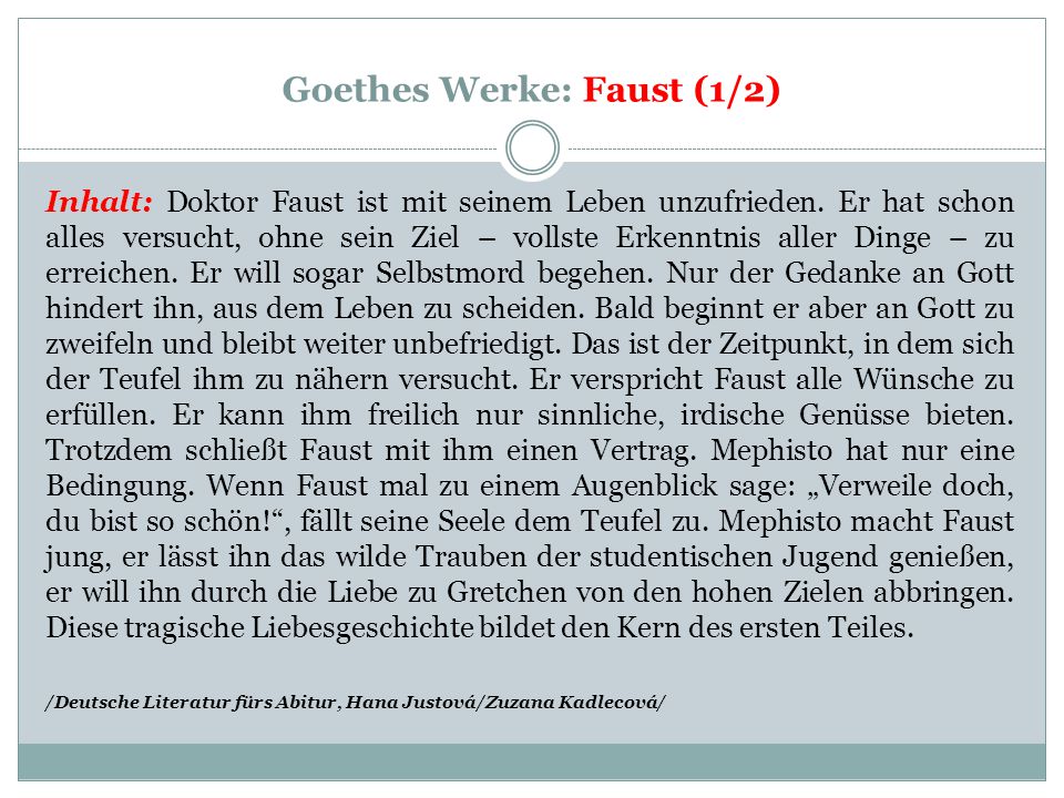 Goethes Werke: Faust (1/2)