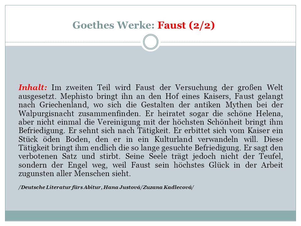 Goethes Werke: Faust (2/2)