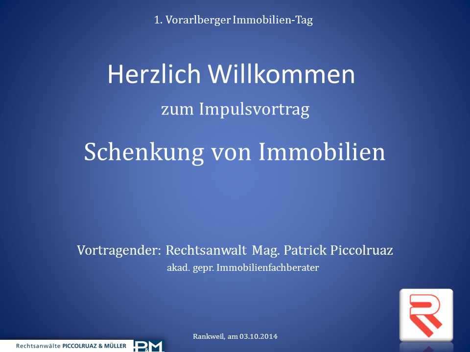 1. Vorarlberger Immobilien-Tag
