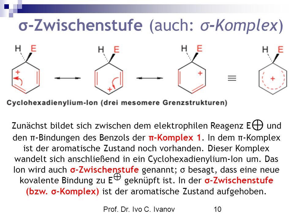 σ-Zwischenstufe (auch: σ-Komplex)