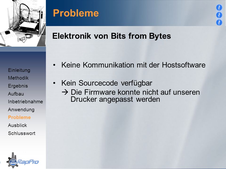 Probleme Elektronik von Bits from Bytes