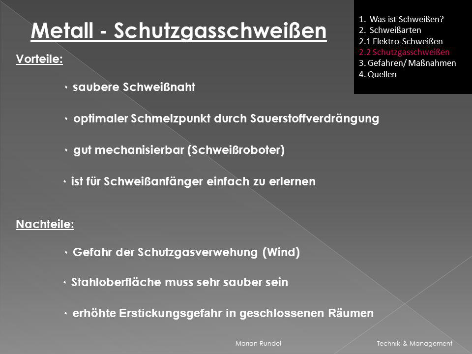 Metall - Schutzgasschweißen