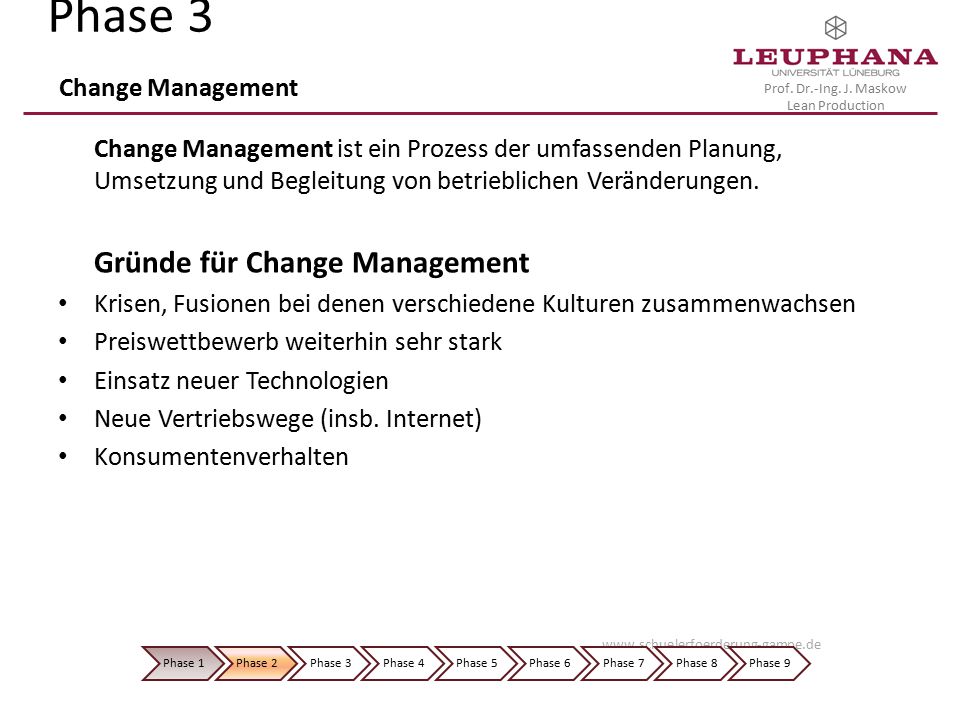 Phase 3 Change Management