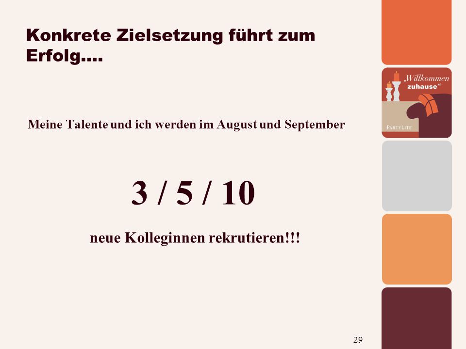 Tun Sie es jetzt… Kontakteliste mit 30 Namen