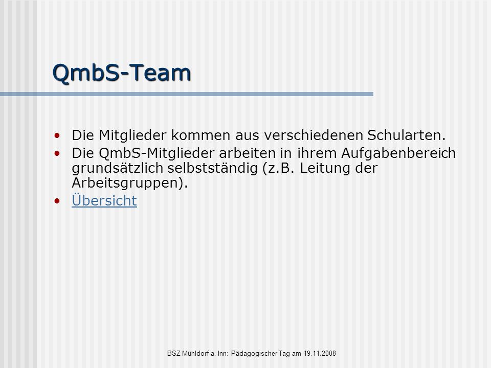 BSZ Mühldorf a. Inn: Pädagogischer Tag am
