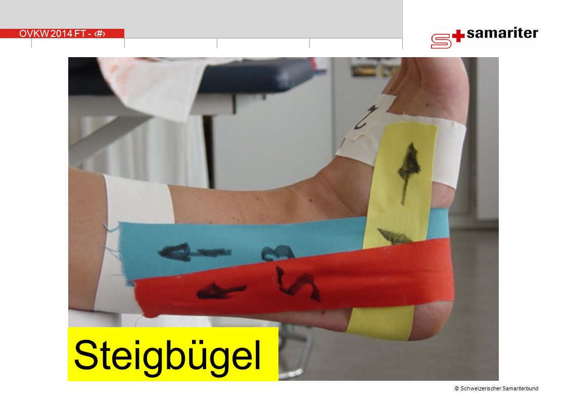 Nr. 5, der Steigbügel wird leicht versetzt wie Nr. 3 befestigt.