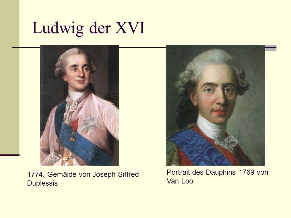 Ludwig der XVI Portrait des Dauphins 1769 von Van Loo