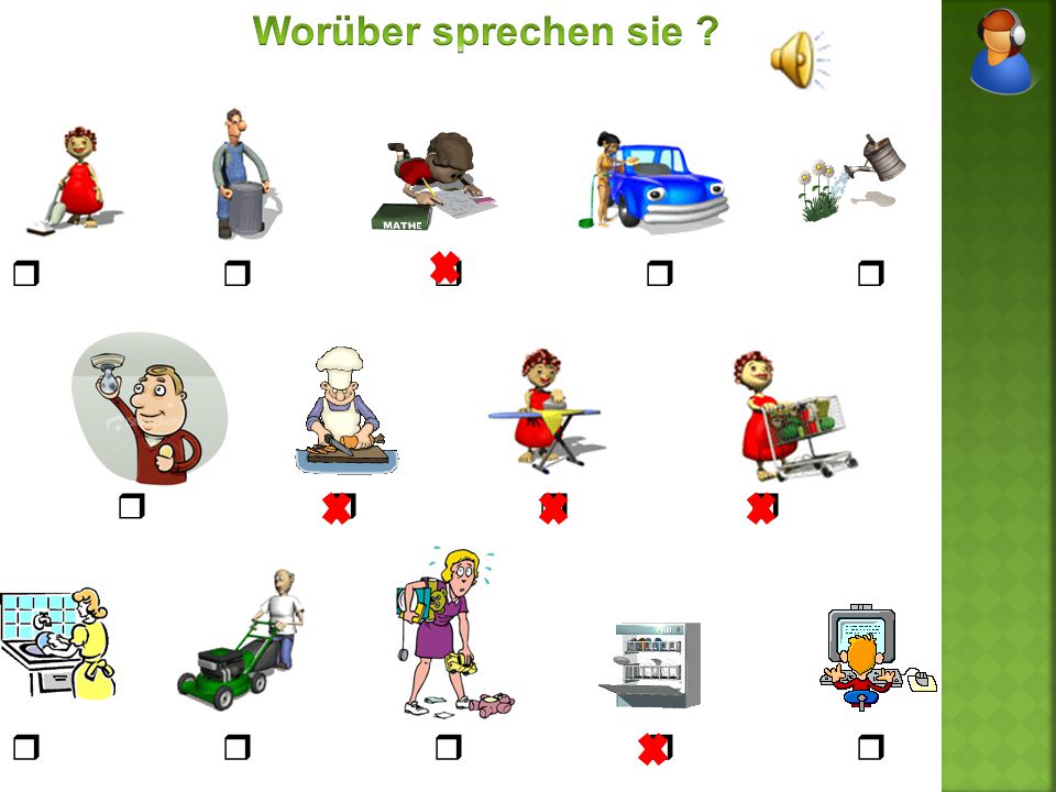 Worüber sprechen sie              