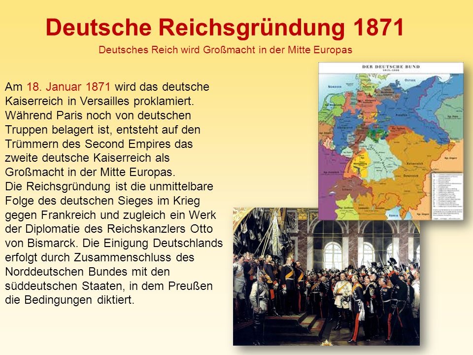 Deutsche Reichsgründung 1871