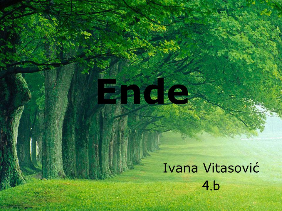 Ende Ivana Vitasović 4.b