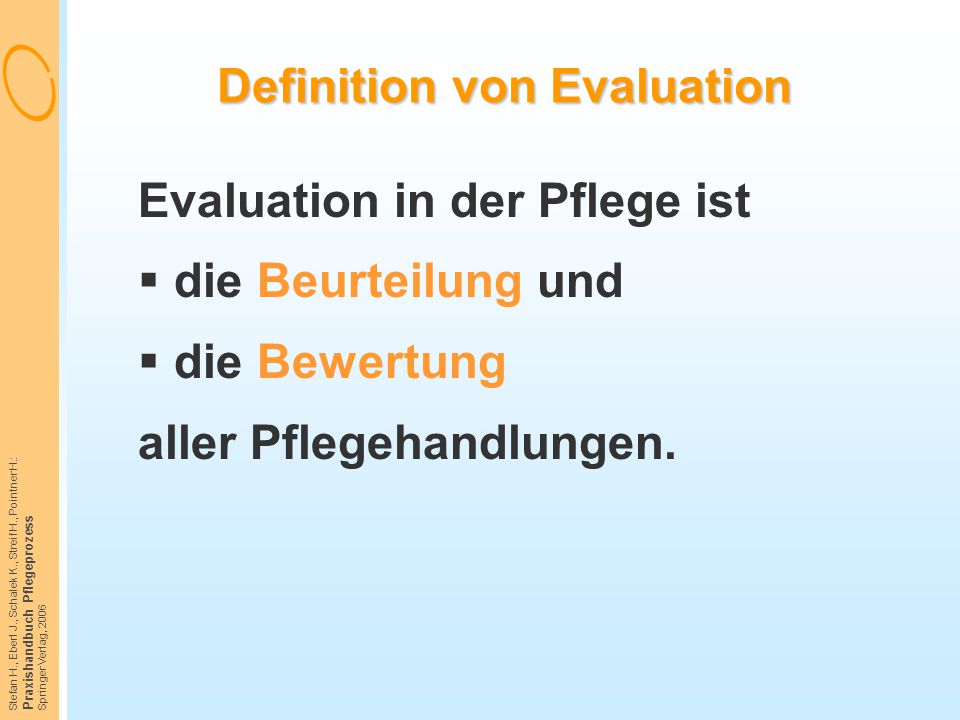 Definition von Evaluation
