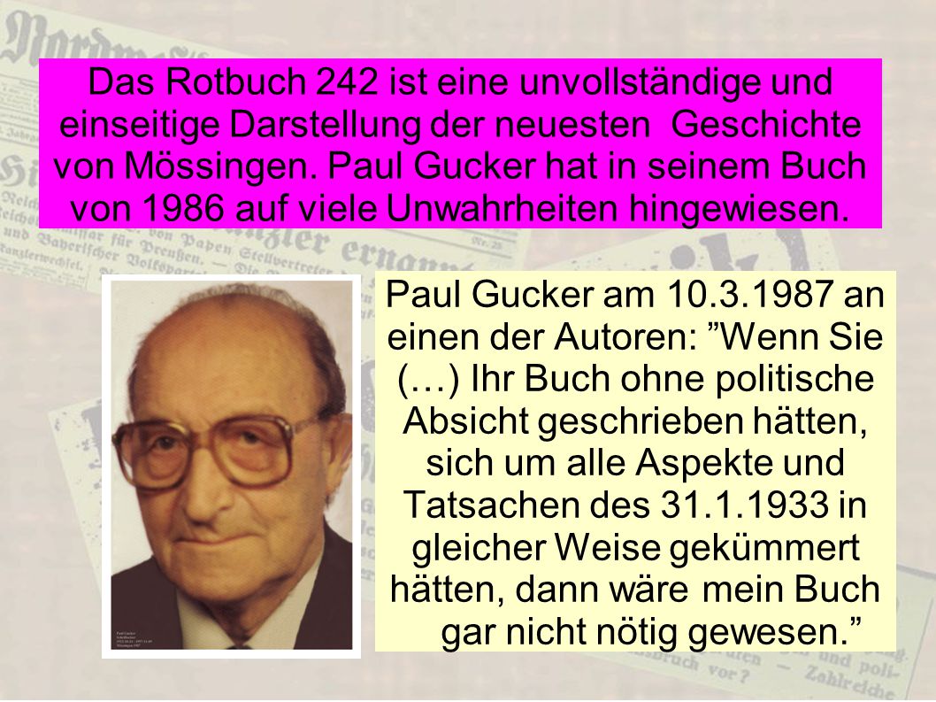 einen der Autoren: Wenn Sie (…) Ihr Buch ohne politische