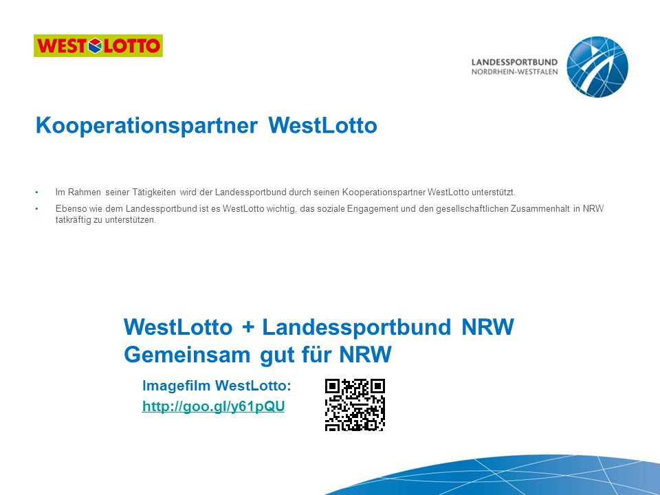 Kooperationspartner WestLotto