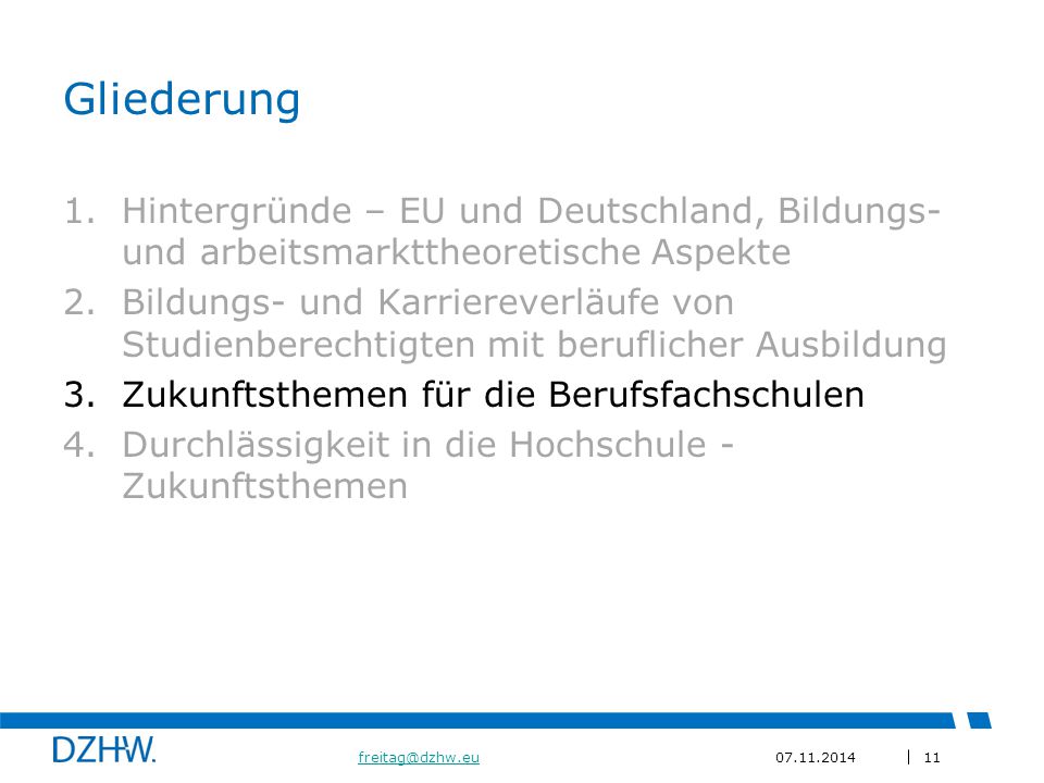 Gliederung Hintergründe – EU und Deutschland, Bildungs- und arbeitsmarkttheoretische Aspekte.