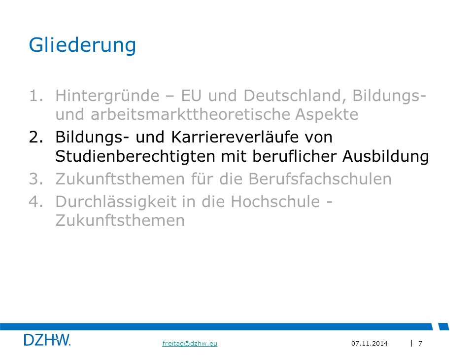 Gliederung Hintergründe – EU und Deutschland, Bildungs- und arbeitsmarkttheoretische Aspekte.