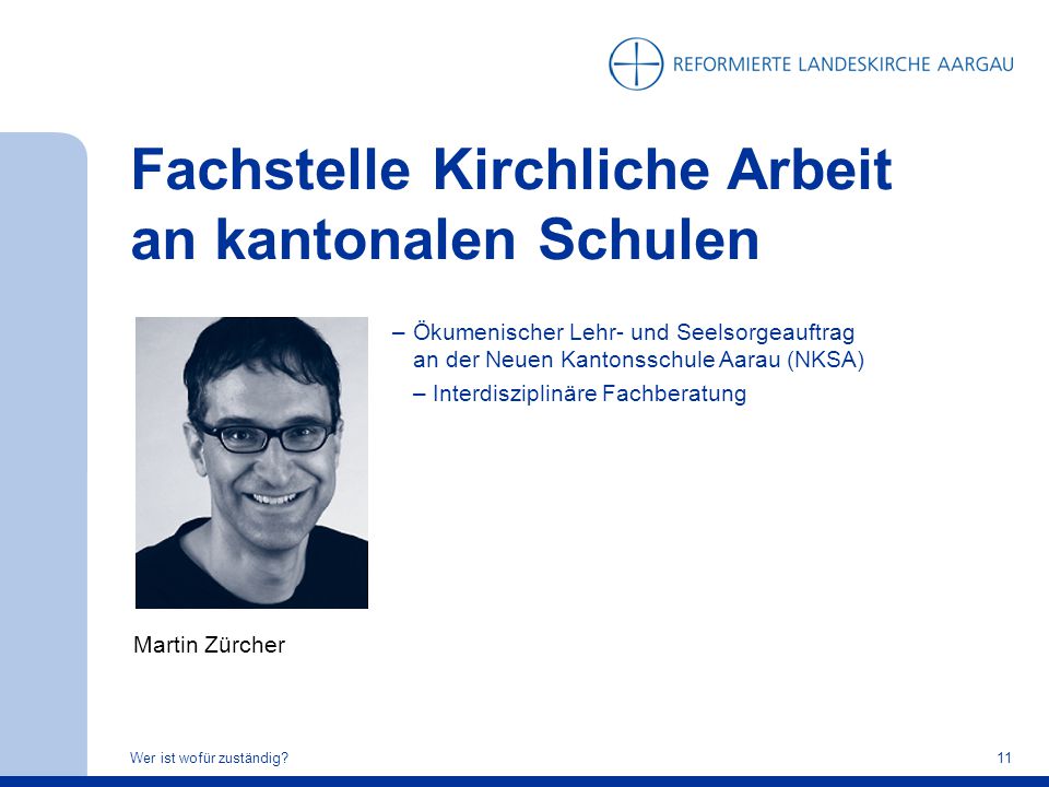 Fachstelle Kirchliche Arbeit an kantonalen Schulen