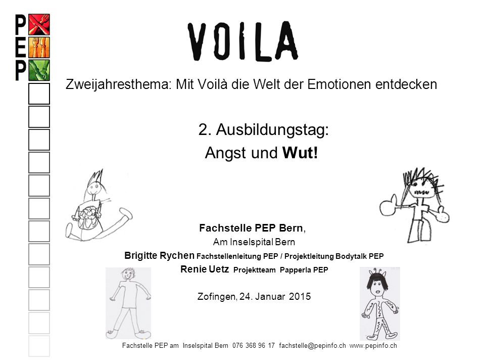 2. Ausbildungstag: Angst und Wut!