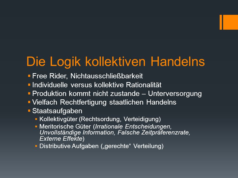 Die Logik kollektiven Handelns