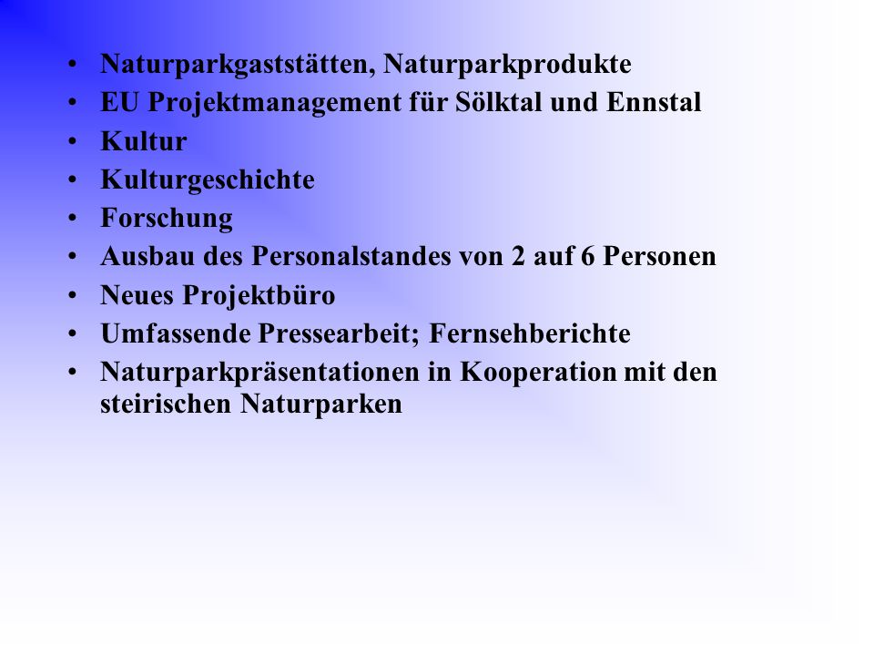Naturparkgaststätten, Naturparkprodukte