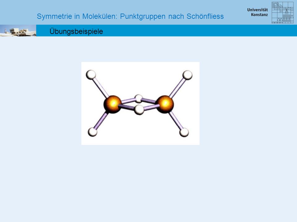 Symmetrie in Molekülen: Punktgruppen nach Schönfliess