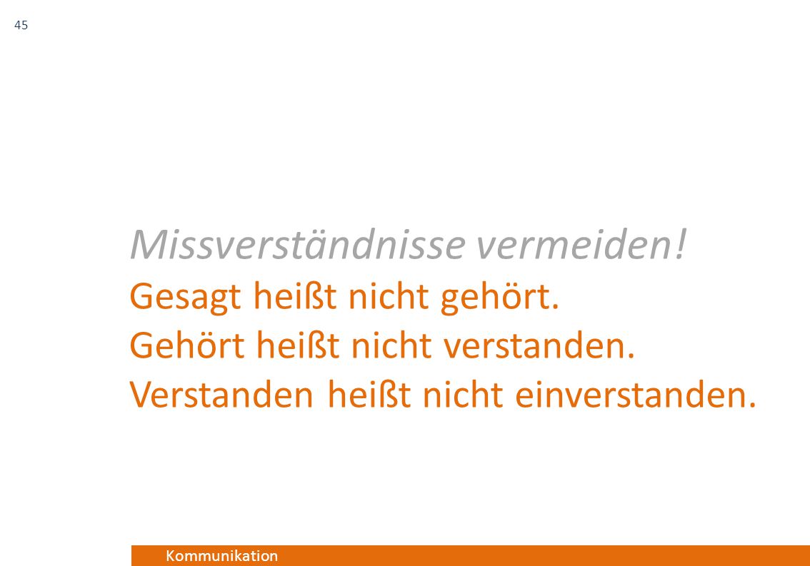 Kommunikation missverständnisse Edith Broszinsky
