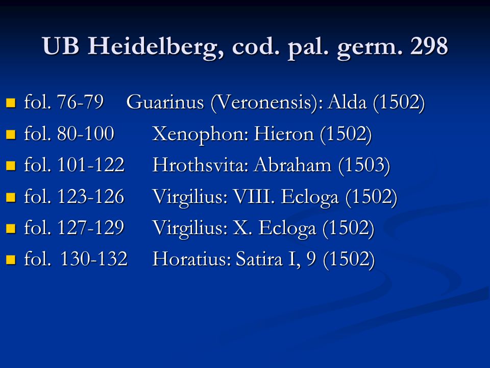 UB Heidelberg, cod. pal. germ. 298