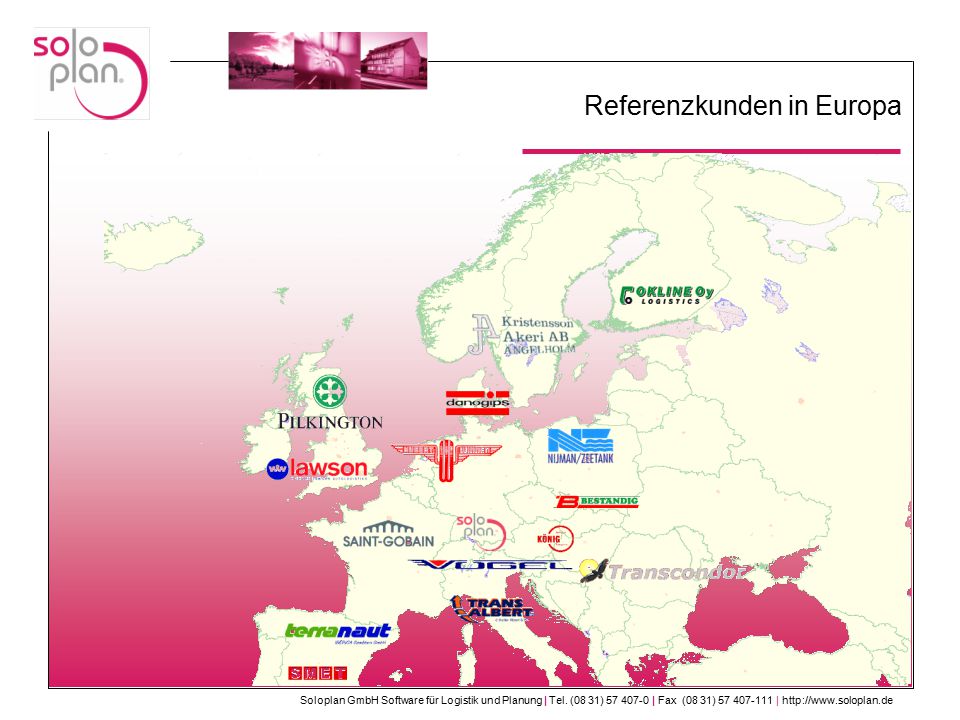Referenzkunden in Europa