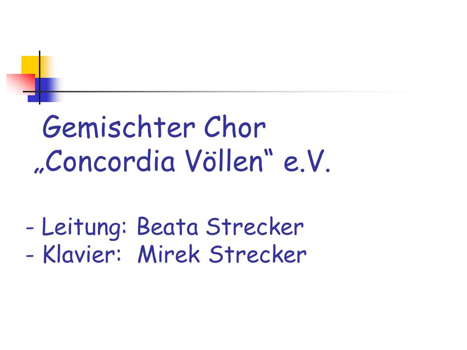Gemischter Chor „Concordia Völlen e. V