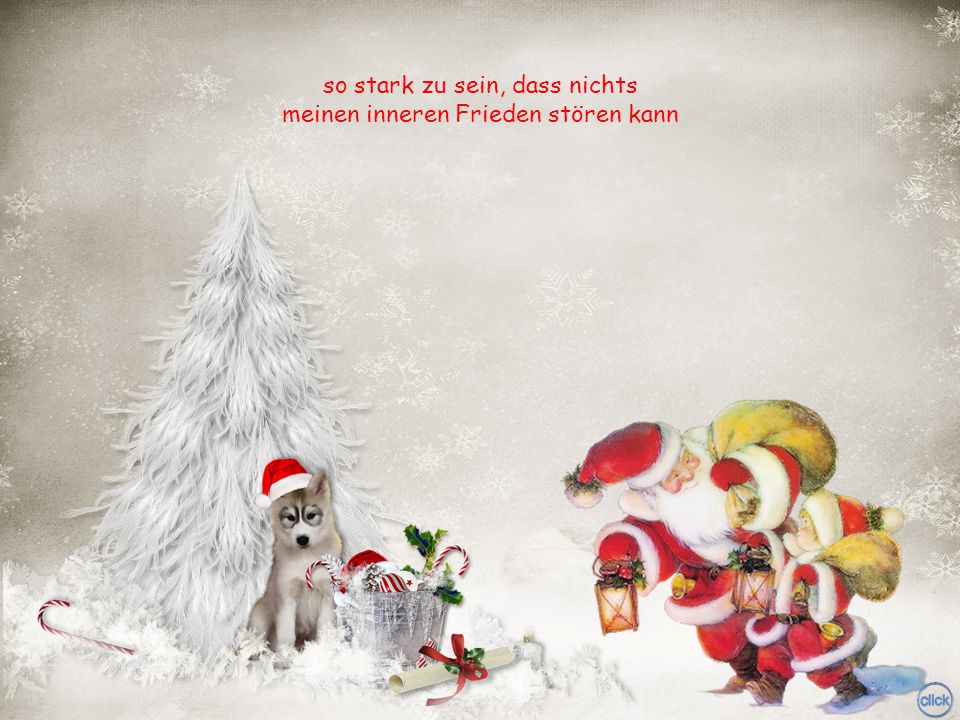 so stark zu sein, dass nichts meinen inneren Frieden stören kann