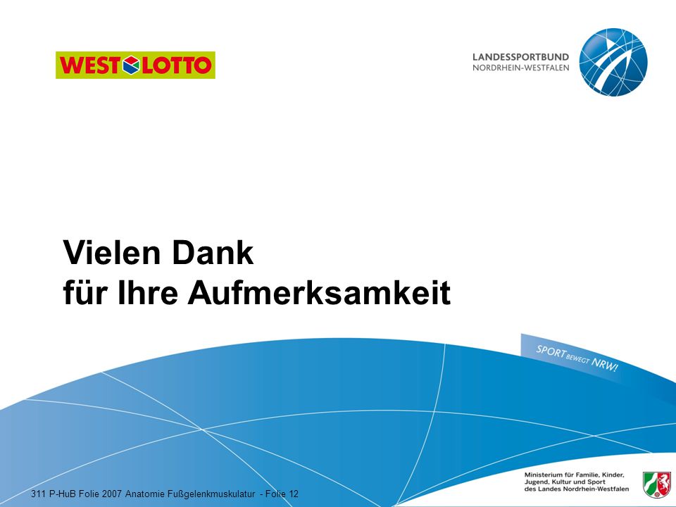 Vielen Dank für Ihre Aufmerksamkeit