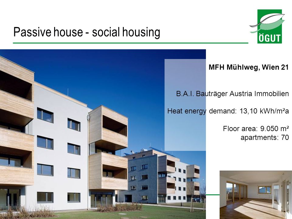 Passive house - social housing