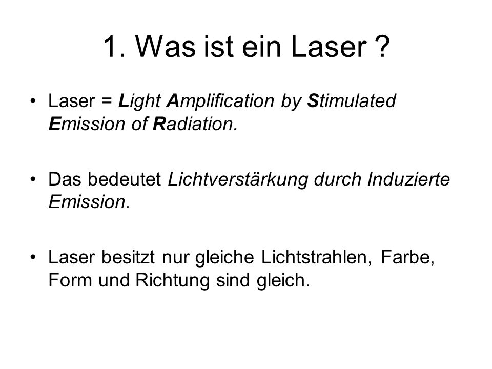 Der Laser Röggla Thomas, Furlan Lukas, Anranter Patrick. - ppt video online  herunterladen