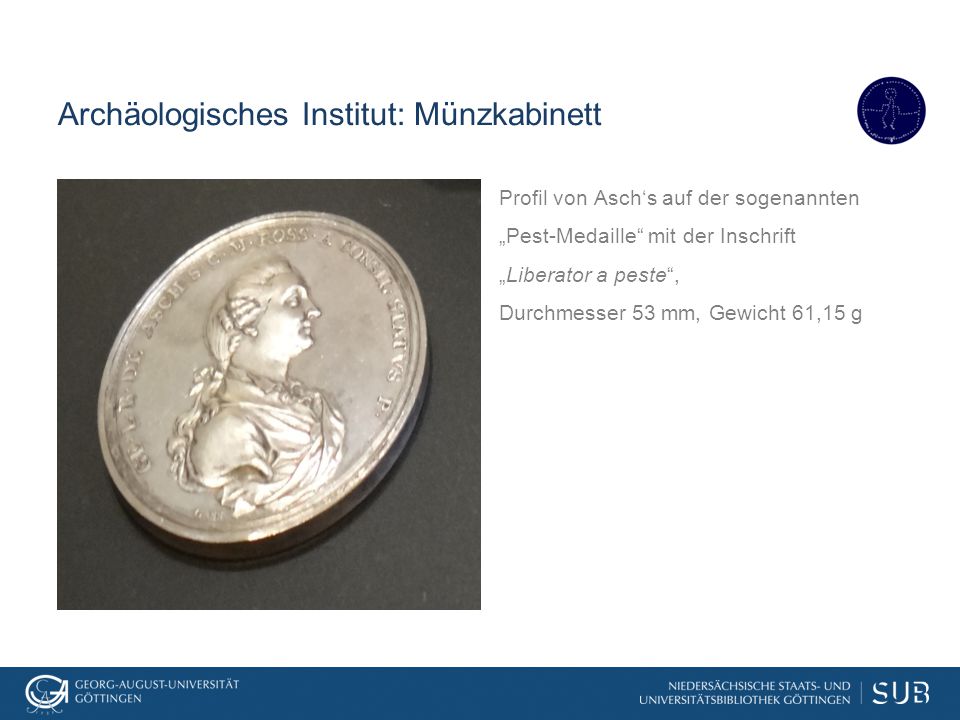 Evidenzen, die Informationen über die Herkunft der Objekte geben
