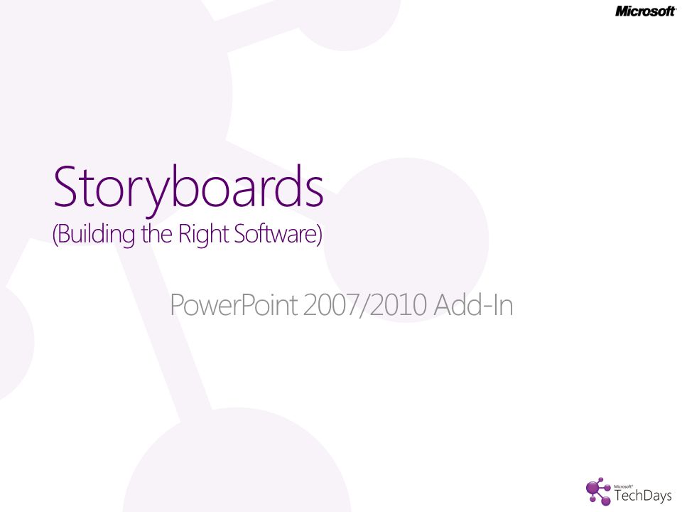 Storyboards (Building the Right Software)