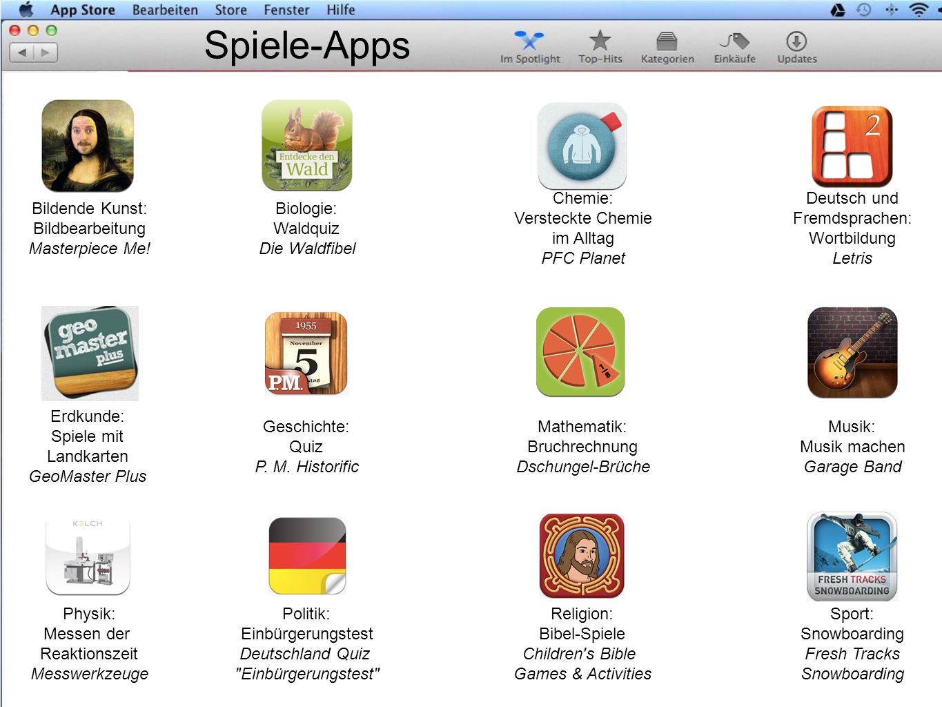 Spiele-Apps Chemie: Versteckte Chemie im Alltag PFC Planet Deutsch und