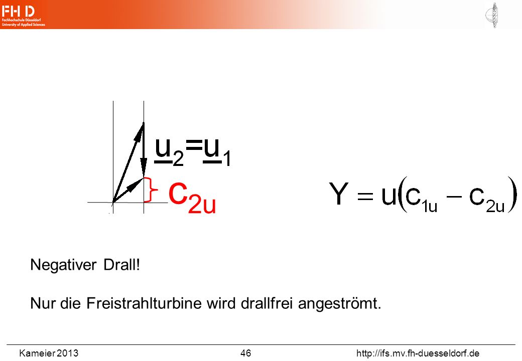 Geschwindigkeitsdreiecke nach der Theorie von Schmitz und Betz, in Anlehnung an Gasch (2007)/1/, rot=Eintritt, grün=Rotorebene(fiktiv), blau=Austritt (Steinberg, Bachelor-Thesis, FHD, 2013)