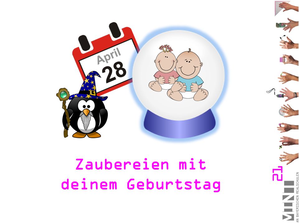Zaubereien mit deinem Geburtstag