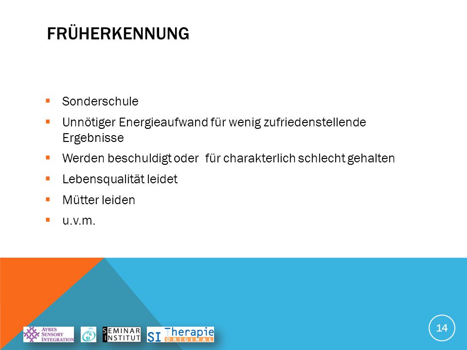 FRÜHERKENNUNG Sonderschule