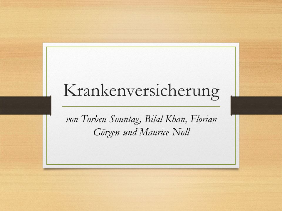 von Torben Sonntag, Bilal Khan, Florian Görgen und Maurice Noll